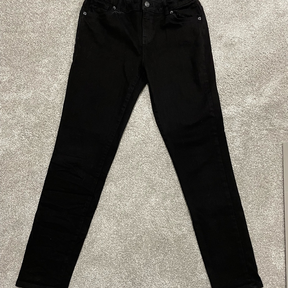 Cat and jack jeans size 18 black